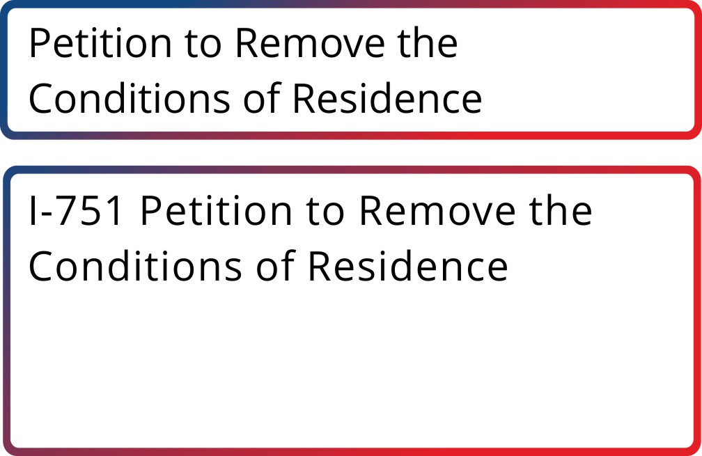 Petition to Remove the Conditions of Residence